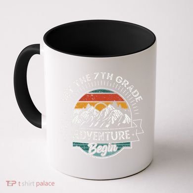 Funny First Day Of School Let The 7th Grade Adventure Begin Coffee Mug