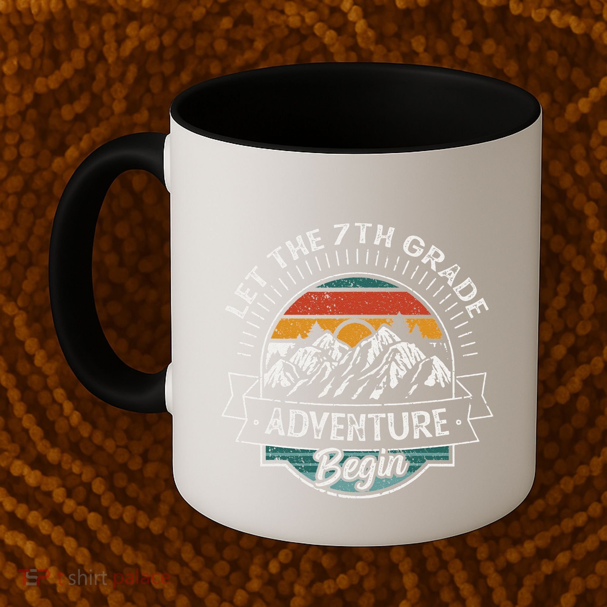 Funny First Day Of School Let The 7th Grade Adventure Begin Coffee Mug