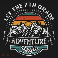 Funny First Day Of School Let The 7th Grade Adventure Begin Women's Hoodie thumb 2