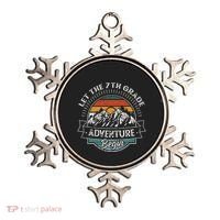 Funny First Day Of School Let The 7th Grade Adventure Begin Ornament thumb 0