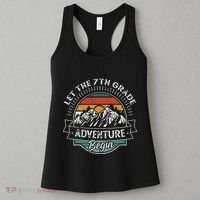 Funny First Day Of School Let The 7th Grade Adventure Begin Women's Tank Top thumb 3