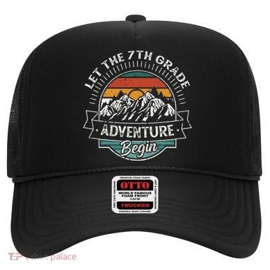 Funny First Day Of School Let The 7th Grade Adventure Begin Hat
