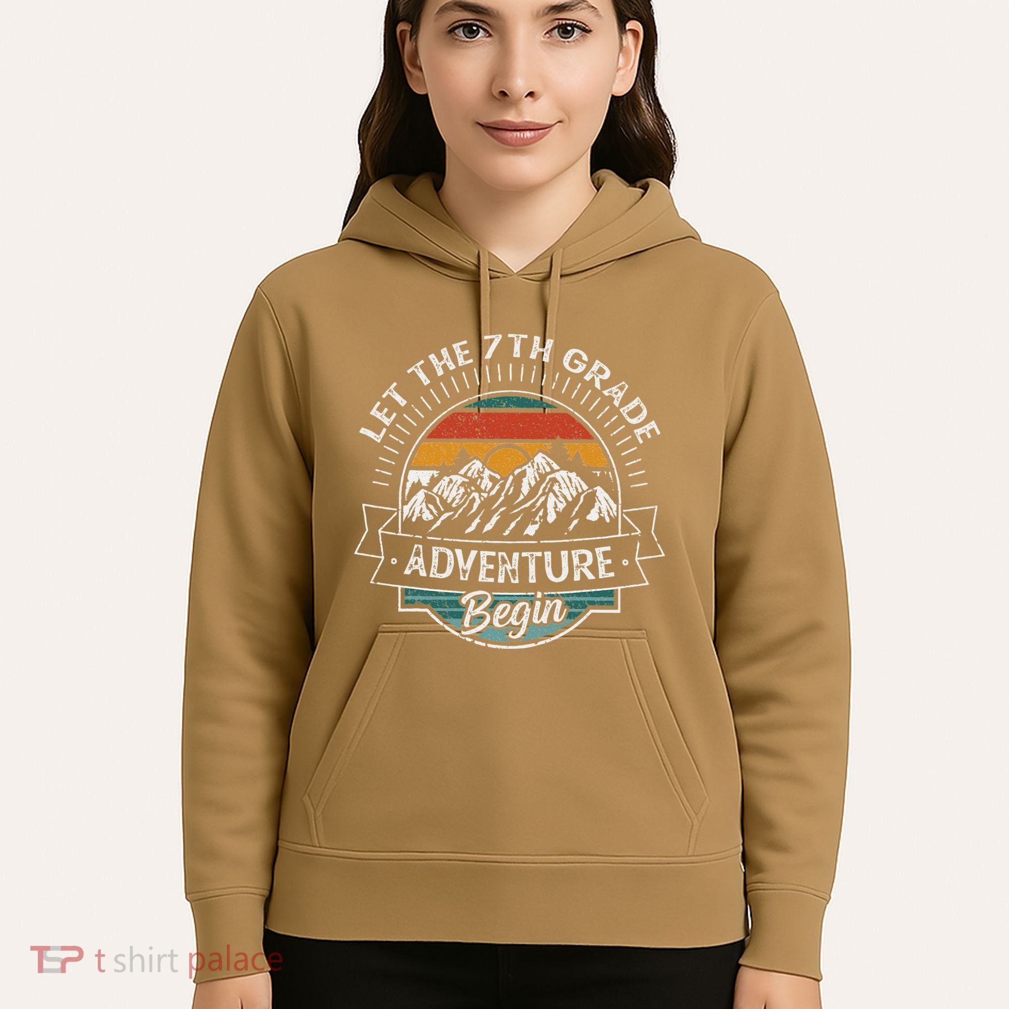Funny First Day Of School Let The 7th Grade Adventure Begin Hoodie