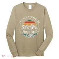 Funny First Day Of School Let The 7th Grade Adventure Begin Long Sleeve Shirt thumb 0