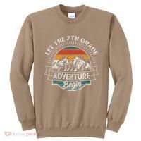 Funny First Day Of School Let The 7th Grade Adventure Begin Sweatshirt thumb 0