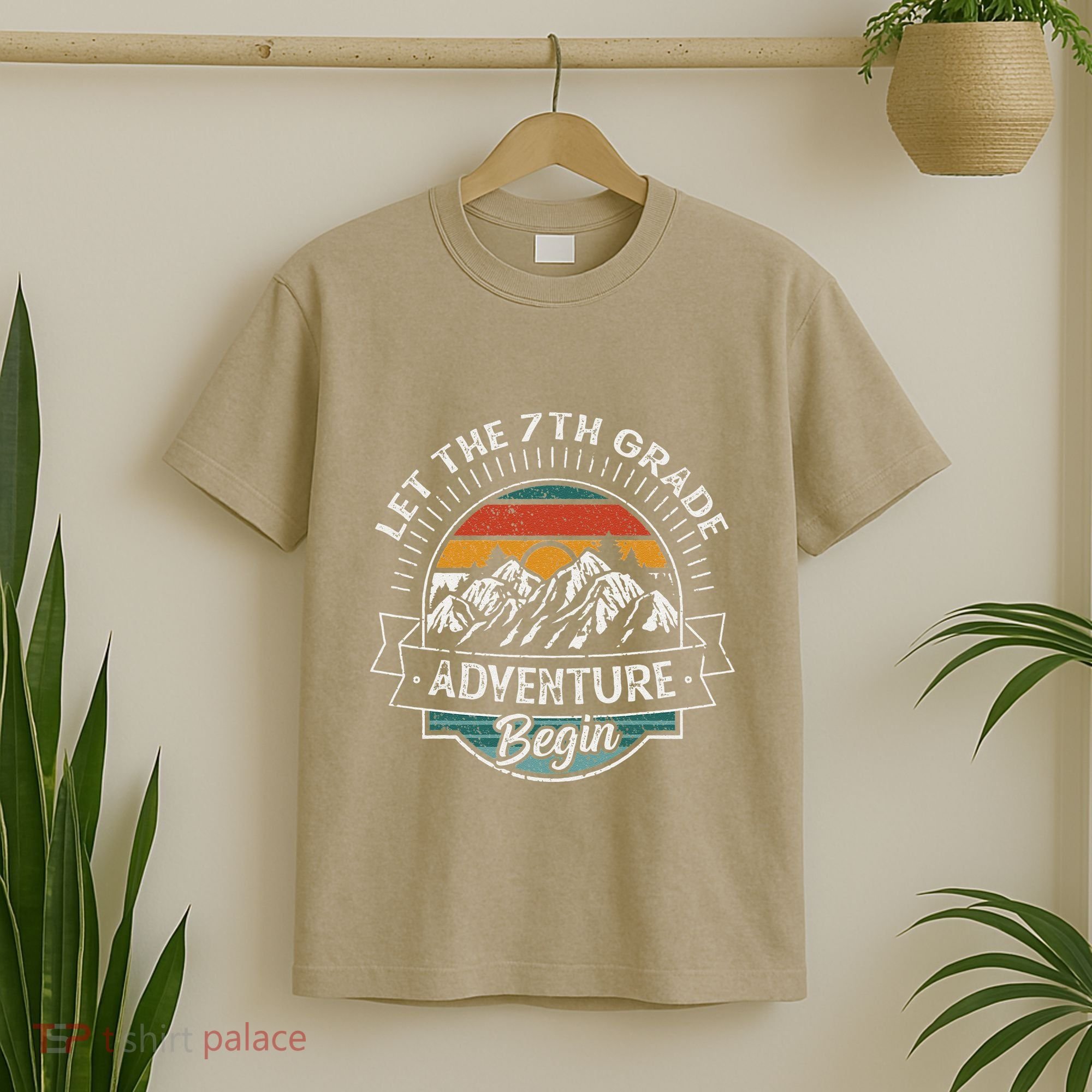 Funny First Day Of School Let The 7th Grade Adventure Begin T-Shirt