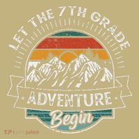 Funny First Day Of School Let The 7th Grade Adventure Begin Kids T-Shirt thumb 2
