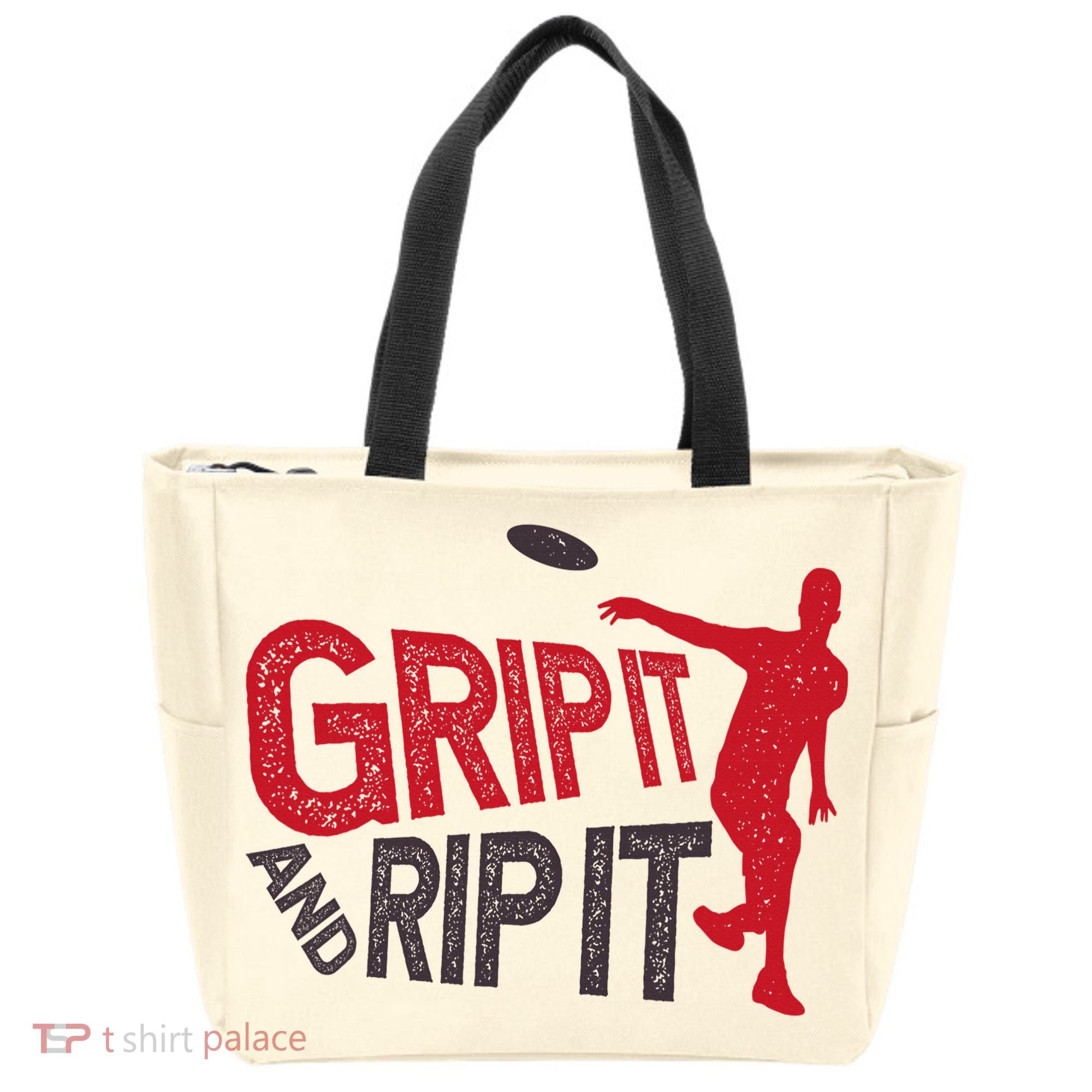 Funny Frisbee Disc Golf Shirt for Disc Golfer Tote Bag