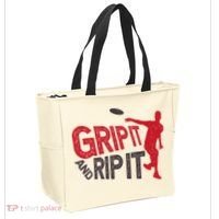 Funny Frisbee Disc Golf Shirt for Disc Golfer Tote Bag thumb 2