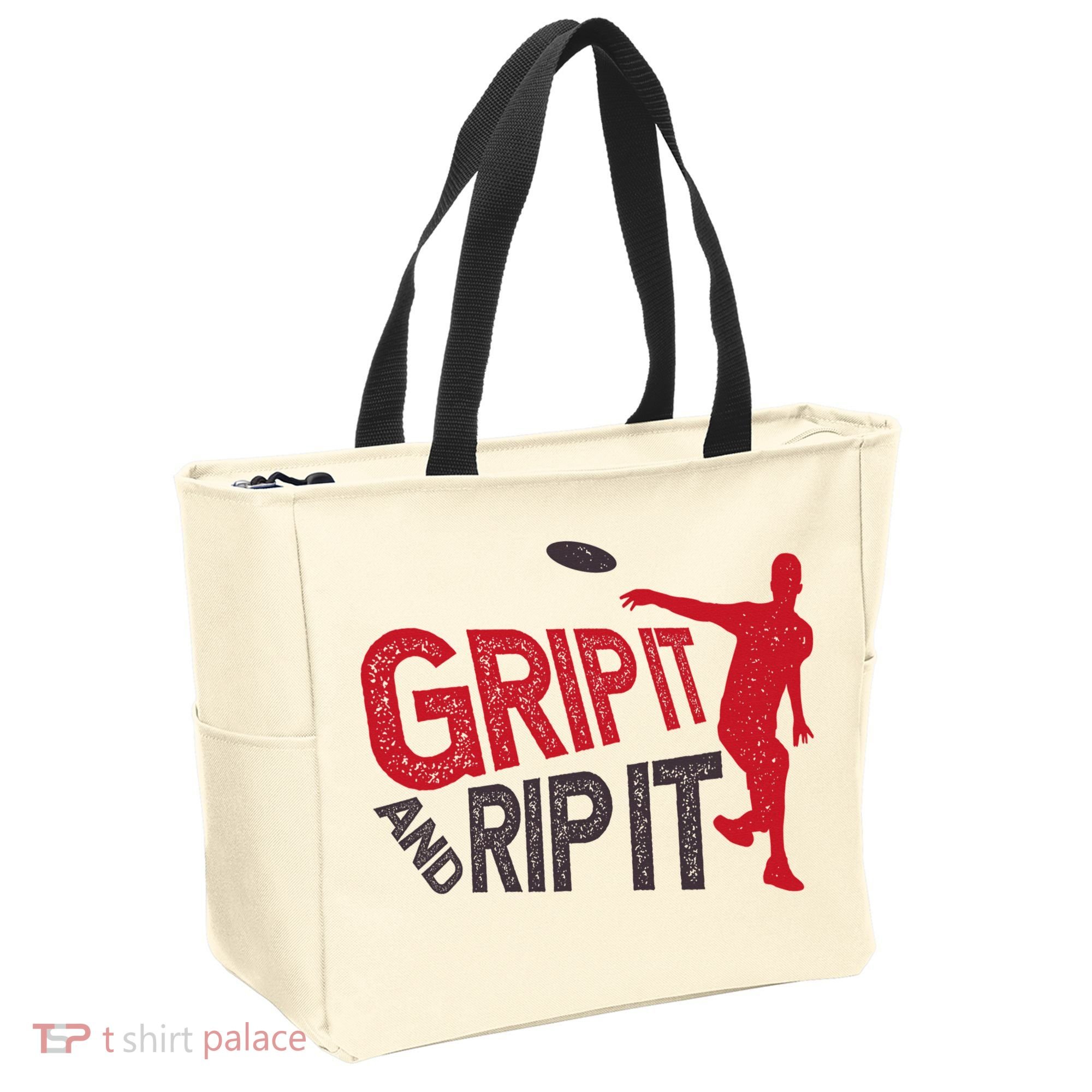Funny Frisbee Disc Golf Shirt for Disc Golfer Tote Bag