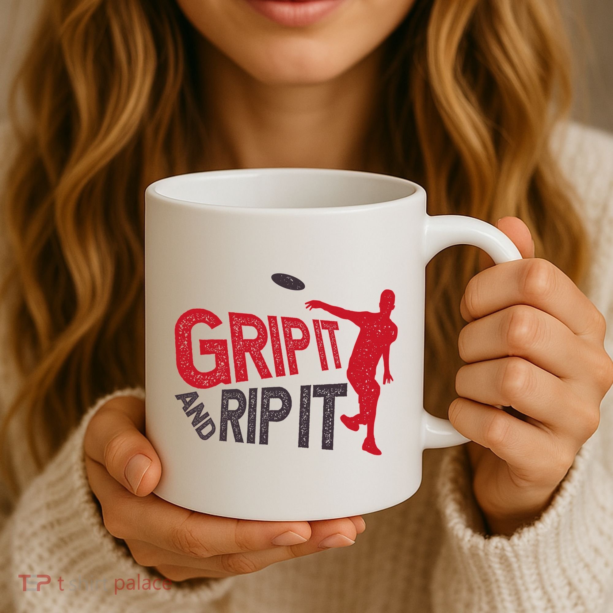Funny Frisbee Disc Golf Shirt for Disc Golfer Coffee Mug