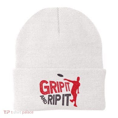 Funny Frisbee Disc Golf Shirt for Disc Golfer Beanie