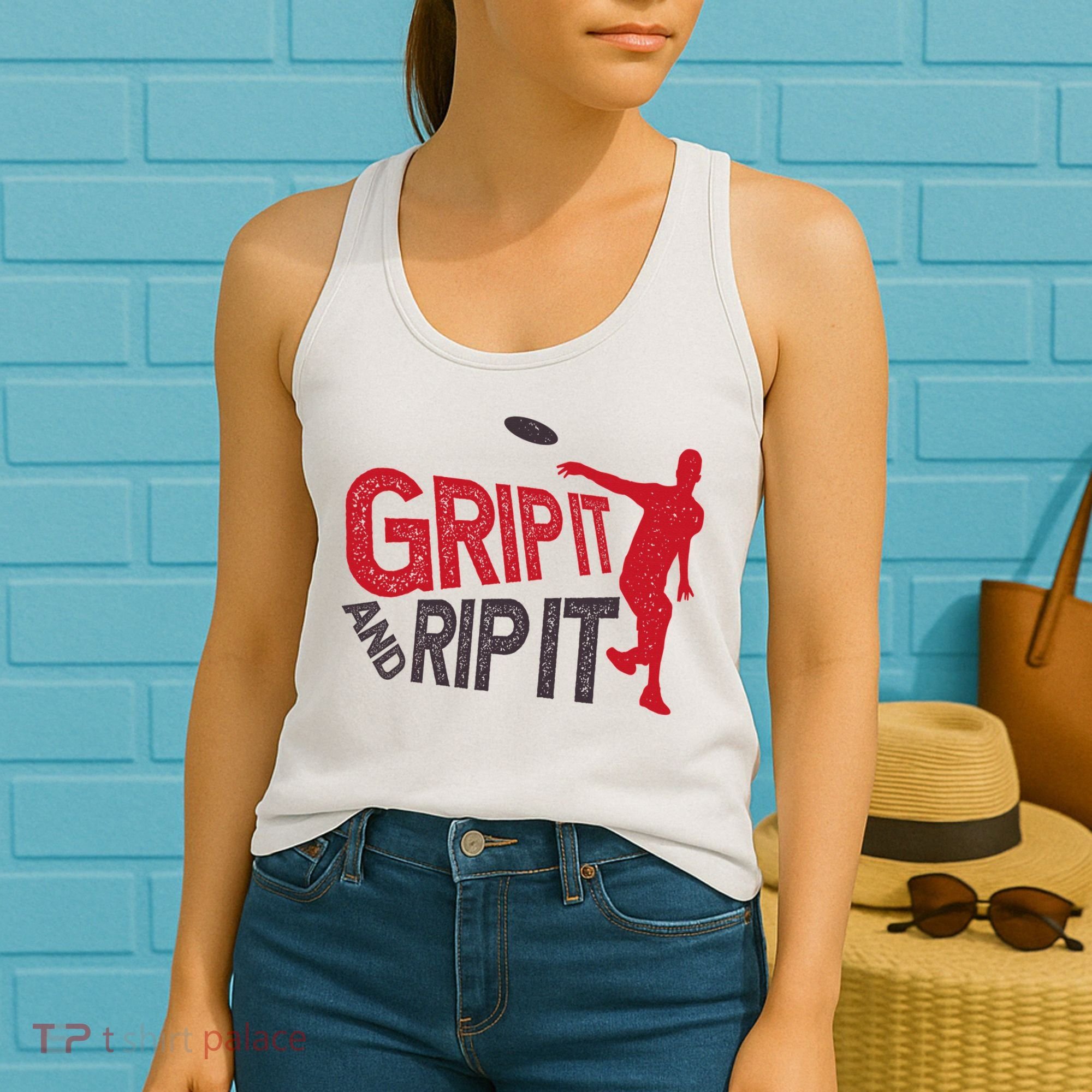 Funny Frisbee Disc Golf Shirt for Disc Golfer Women's Tank Top