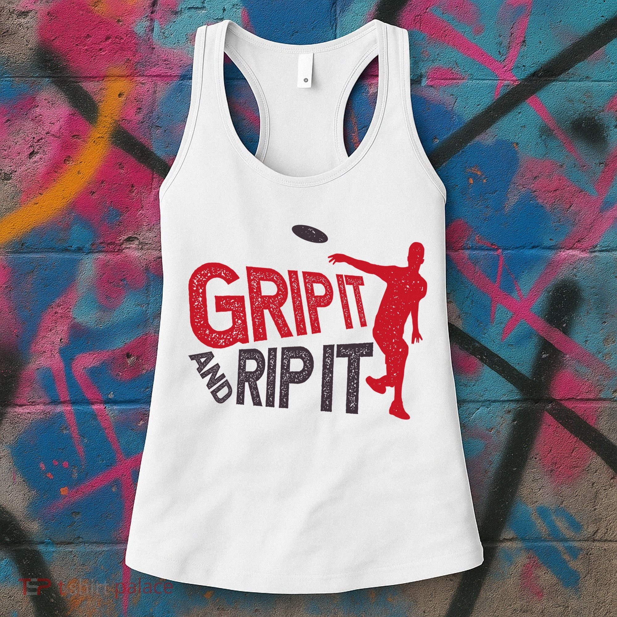 Funny Frisbee Disc Golf Shirt for Disc Golfer Women's Tank Top