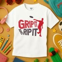 Funny Frisbee Disc Golf Shirt for Disc Golfer Kids T-Shirt thumb 3