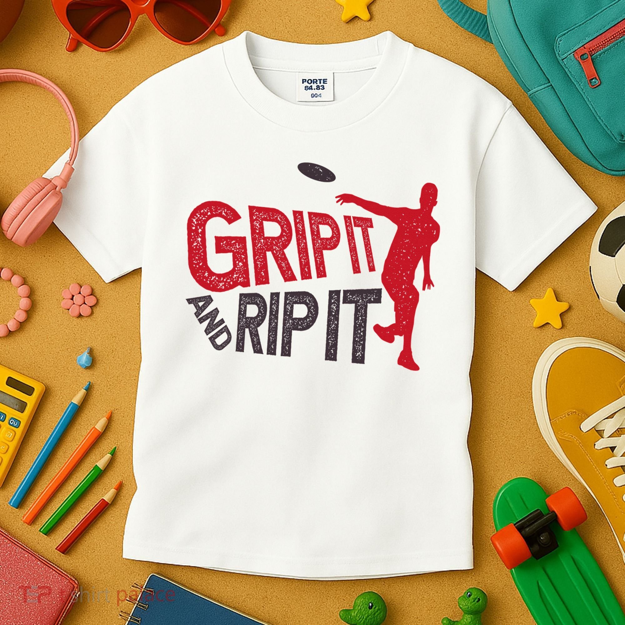 Funny Frisbee Disc Golf Shirt for Disc Golfer Kids T-Shirt