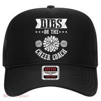 Funny Football Dibs On The Cheer Coach Pom Poms Hat thumb 0