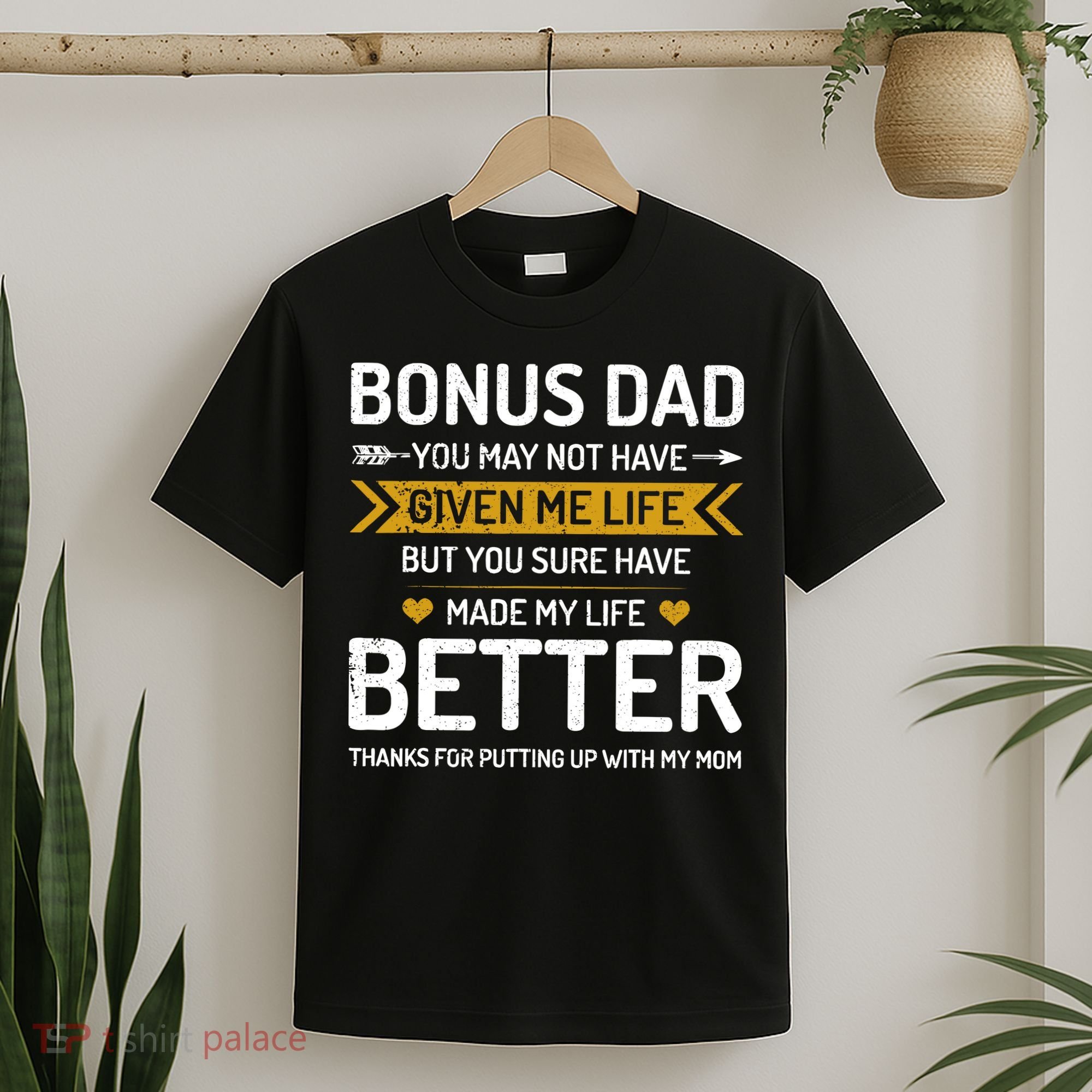 Funny FatherS Day Bonus Dad Gifts From Daughter Son Wife T-Shirt