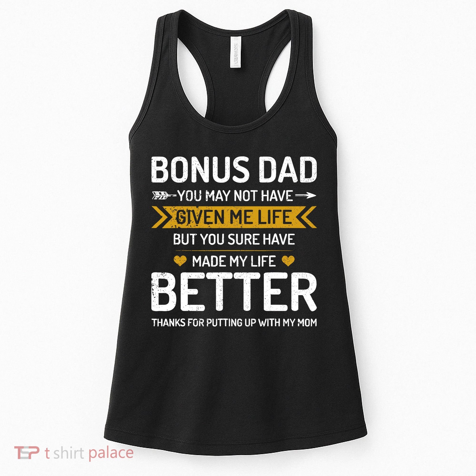 Funny FatherS Day Bonus Dad Gifts From Daughter Son Wife Women's Tank Top
