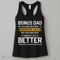 Funny FatherS Day Bonus Dad Gifts From Daughter Son Wife Women's Tank Top thumb 3