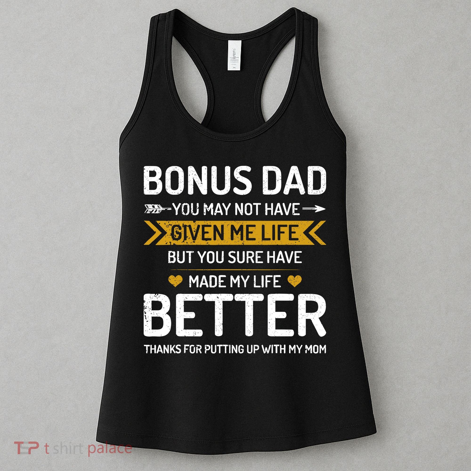 Funny FatherS Day Bonus Dad Gifts From Daughter Son Wife Women's Tank Top