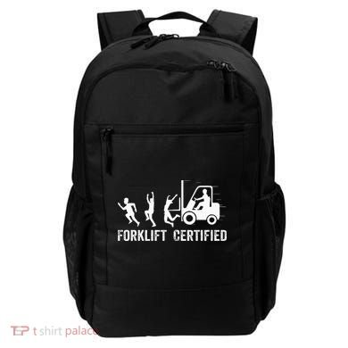 Funny Forklift Driver Operator Forklift Certified Forklift Backpack