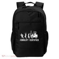 Funny Forklift Driver Operator Forklift Certified Forklift Backpack thumb 0