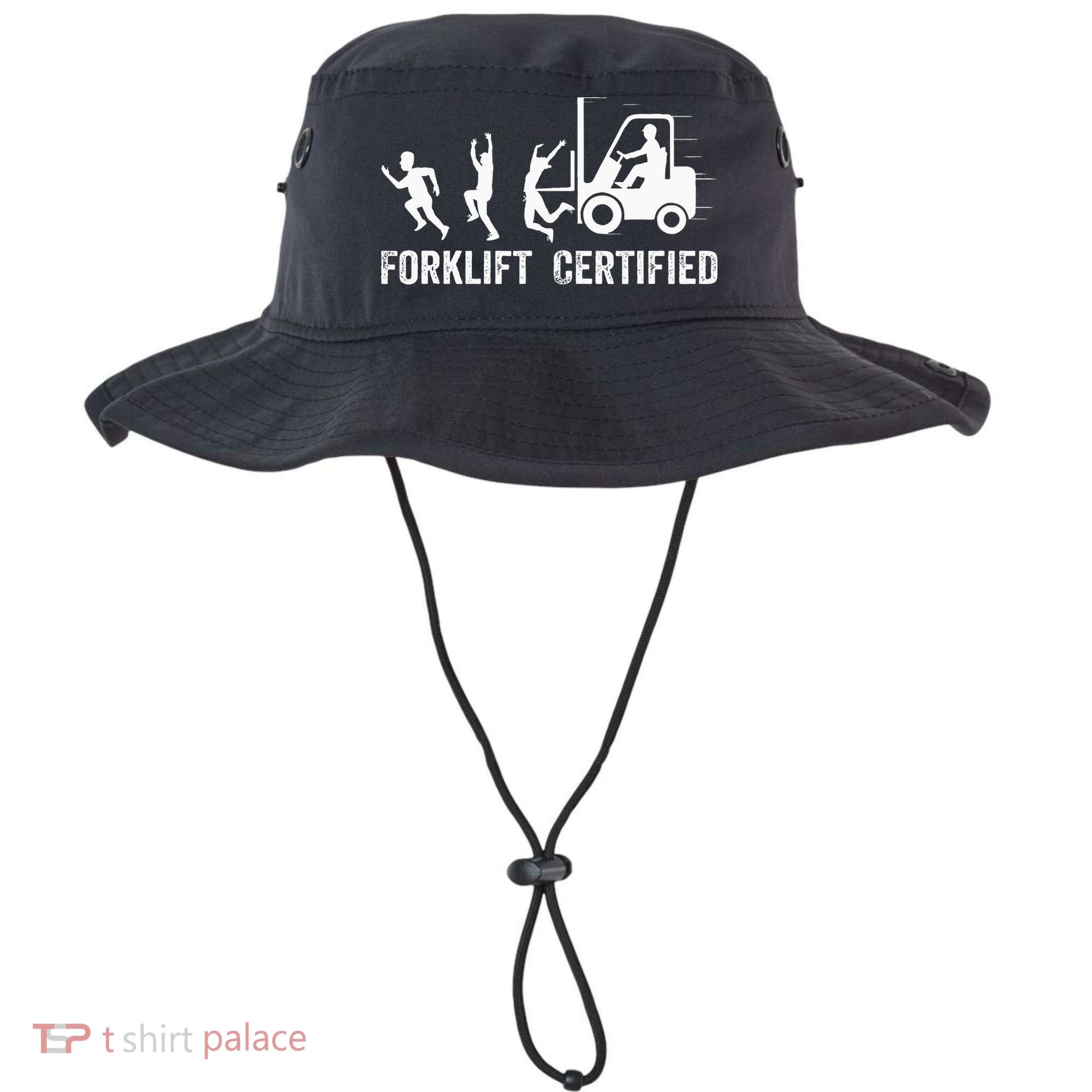 Funny Forklift Driver Operator Forklift Certified Forklift Bucket Hat