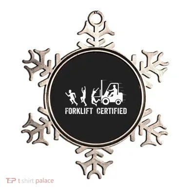 Funny Forklift Driver Operator Forklift Certified Forklift Ornament
