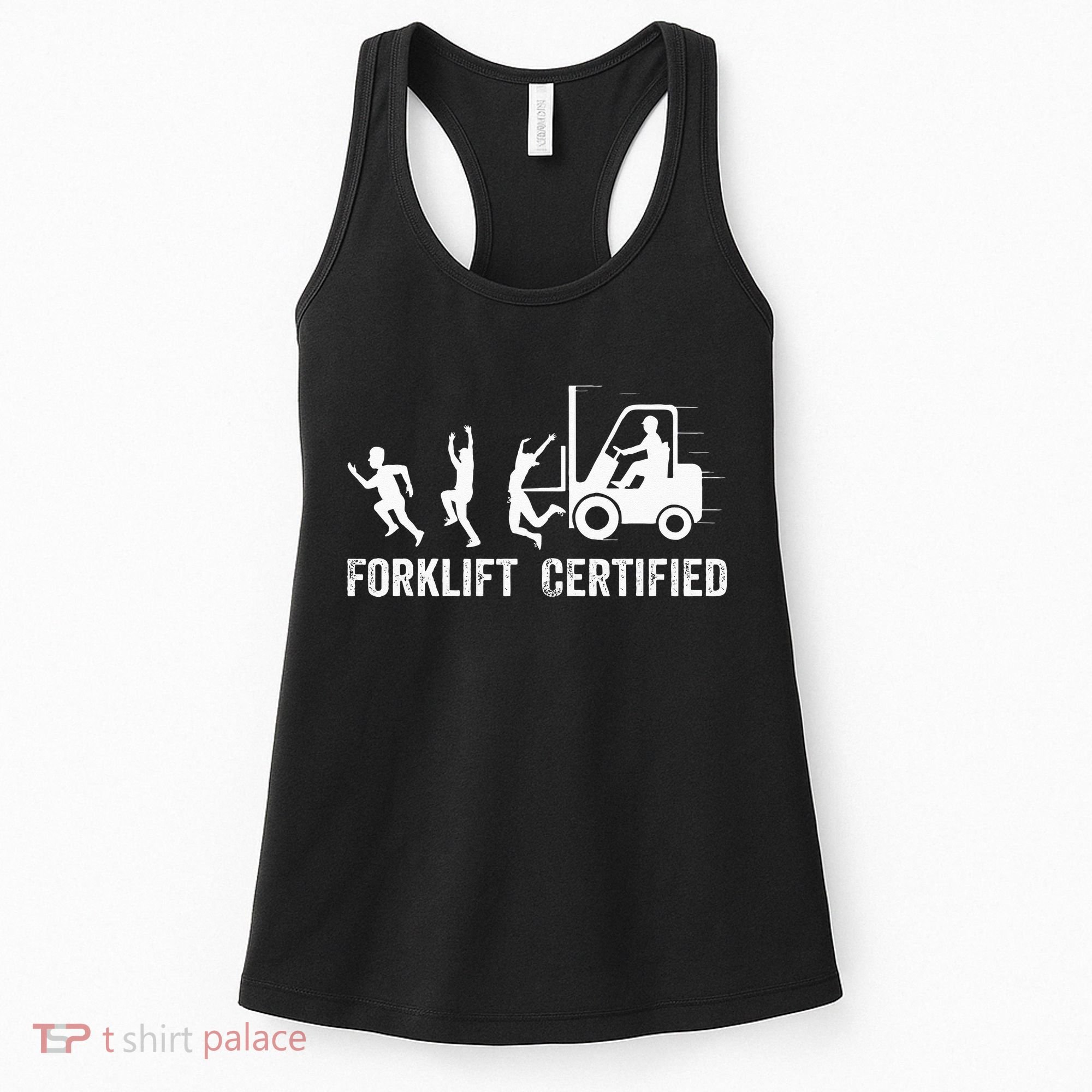 Funny Forklift Driver Operator Forklift Certified Forklift Women's Tank Top