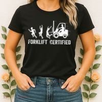 Funny Forklift Driver Operator Forklift Certified Forklift Women's T-Shirt thumb 2