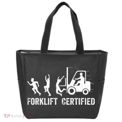 Funny Forklift Driver Operator Forklift Certified Forklift Tote Bag
