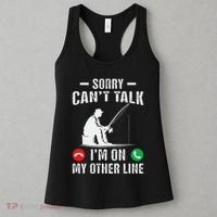 Funny Fishing Dad Funny Reel Cool Fish Bass Fishing Women's Tank Top thumb 3