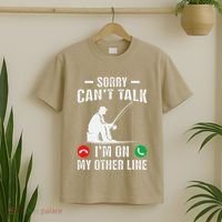 Funny Fishing Dad Funny Reel Cool Fish Bass Fishing T-Shirt thumb 2