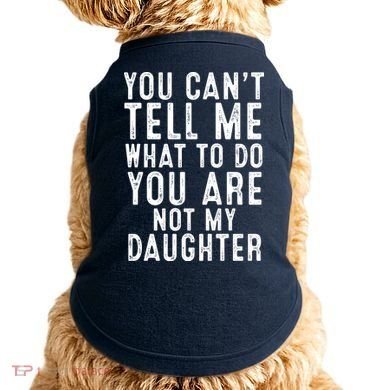 Funny Father Daddy Gift From Daughter Fathers Day Dad Doggie Tank