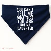 Funny Father Daddy Gift From Daughter Fathers Day Dad USA-Made Doggie Bandana thumb 0