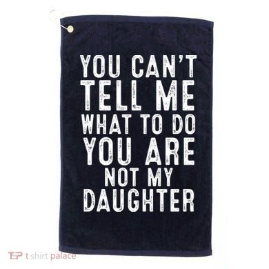 Funny Father Daddy Gift From Daughter Fathers Day Dad Golf Towel