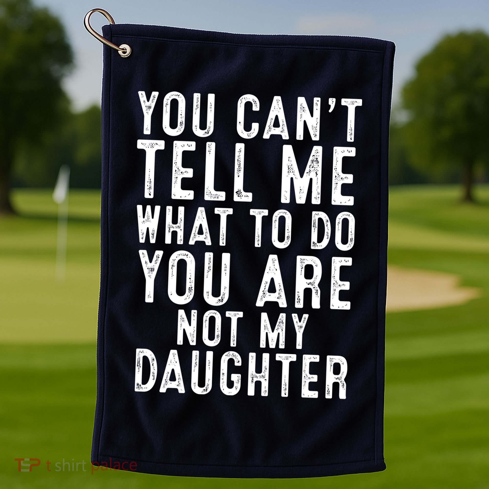 Funny Father Daddy Gift From Daughter Fathers Day Dad Golf Towel