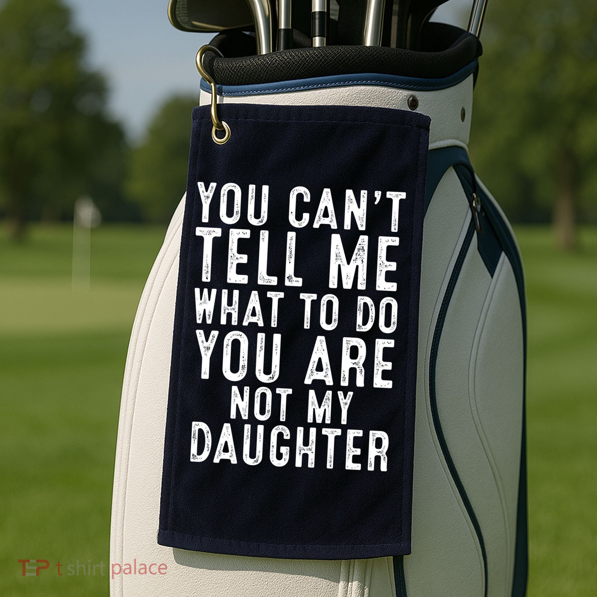 Funny Father Daddy Gift From Daughter Fathers Day Dad Golf Towel