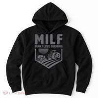 Funny Farm Dad Joke Farmer Mom Man I Love Farming Hoodie thumb 0