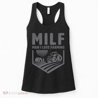 Funny Farm Dad Joke Farmer Mom Man I Love Farming Women's Tank Top thumb 0