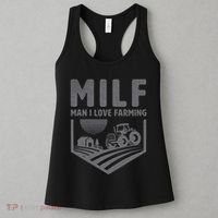 Funny Farm Dad Joke Farmer Mom Man I Love Farming Women's Tank Top thumb 3