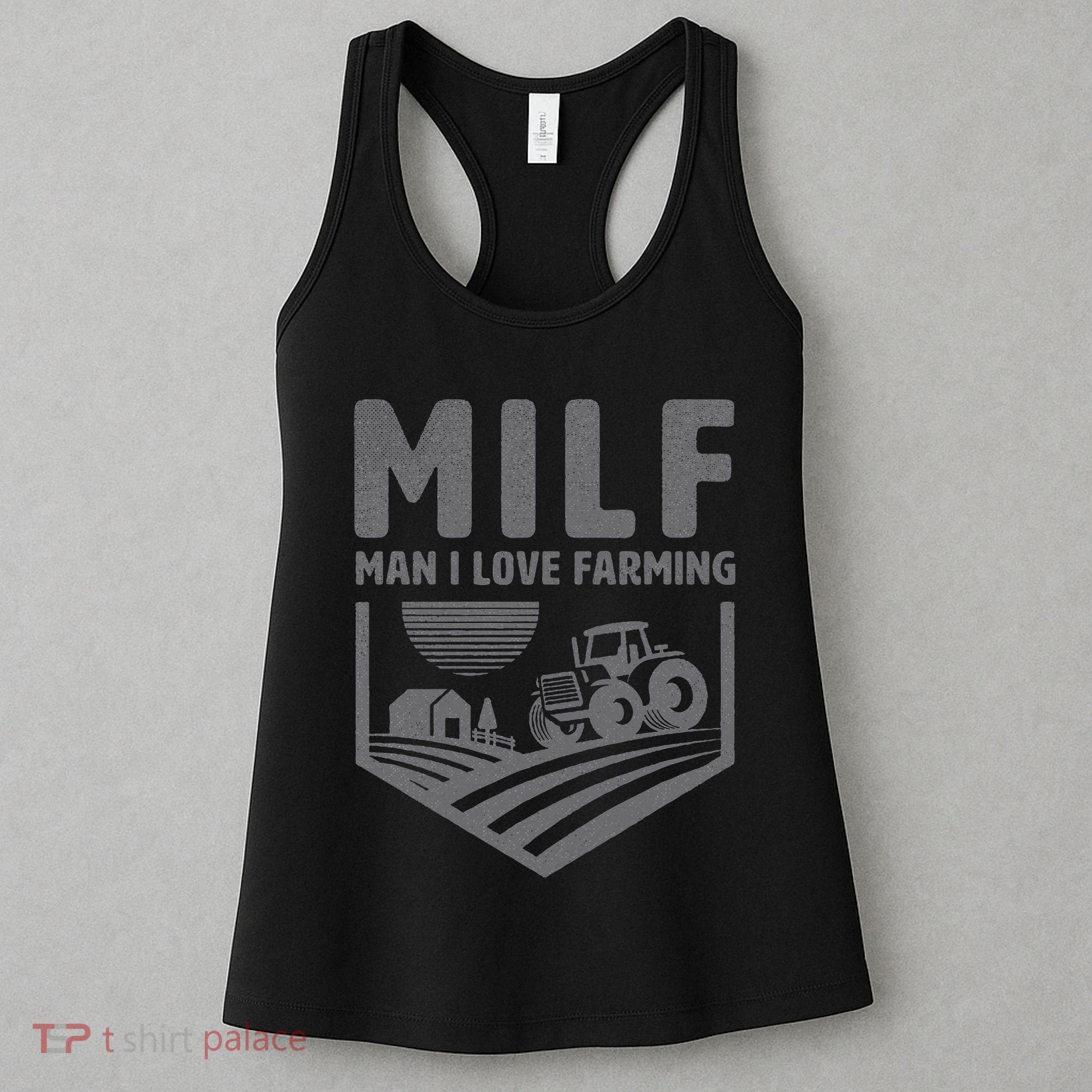 Funny Farm Dad Joke Farmer Mom Man I Love Farming Women's Tank Top