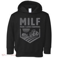 Funny Farm Dad Joke Farmer Mom Man I Love Farming Toddler Hoodie thumb 0