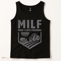 Funny Farm Dad Joke Farmer Mom Man I Love Farming Tank Top thumb 2