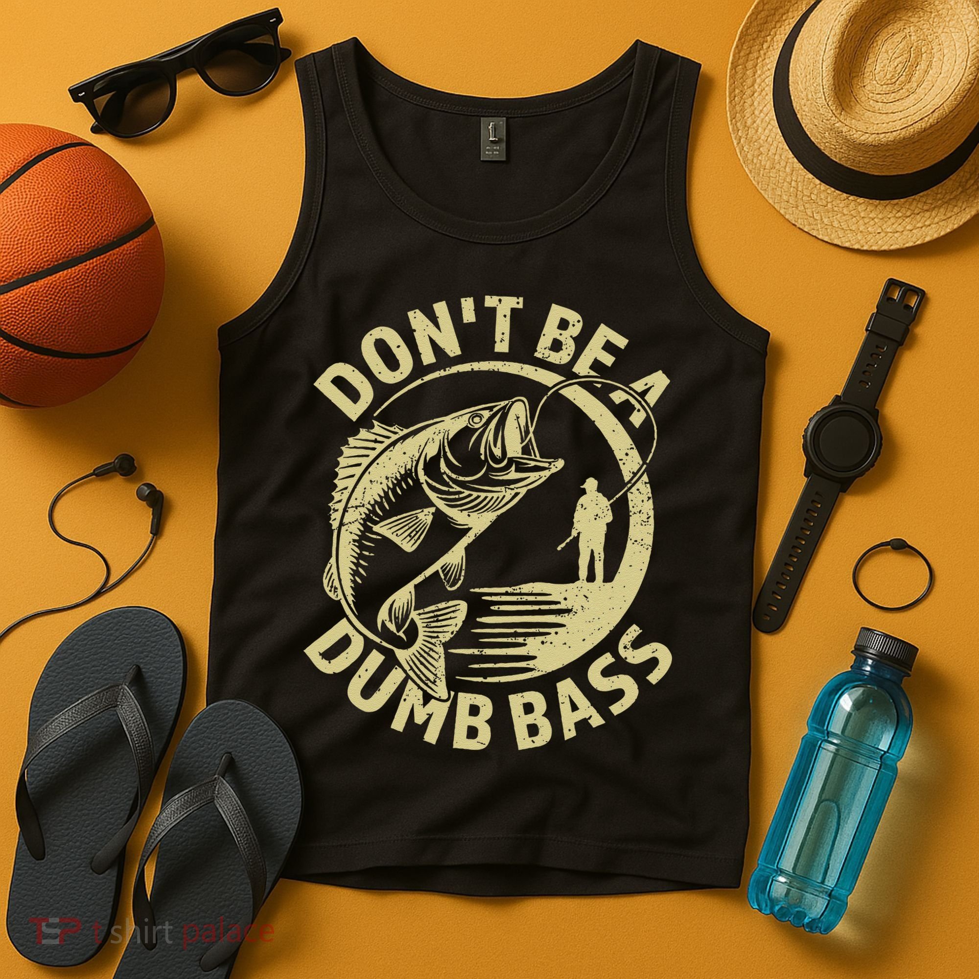 Funny Fishing – Don’T Be A Dumb Bass Tank Top
