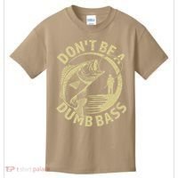 Funny Fishing – Don’T Be A Dumb Bass Kids T-Shirt thumb 0