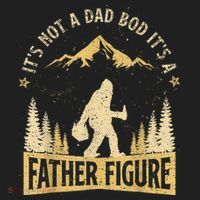 Funny Father's Day It's Not a Dad Bod It's a Father Figure Beanie thumb 2