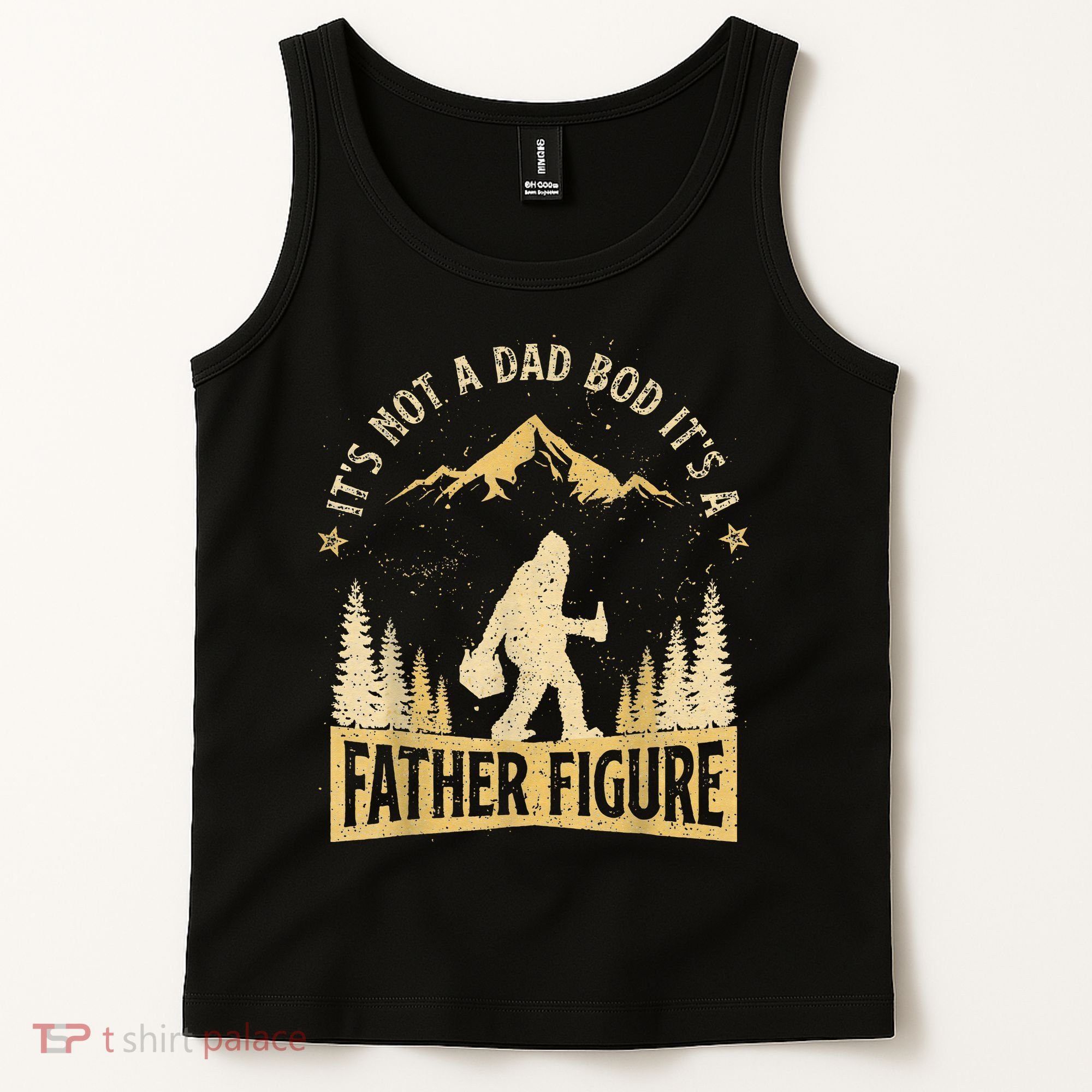 Funny Father's Day It's Not a Dad Bod It's a Father Figure Tank Top