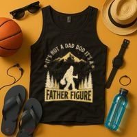 Funny Father's Day It's Not a Dad Bod It's a Father Figure Tank Top thumb 4